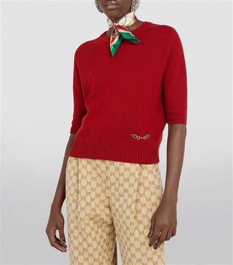 gucci horsebit sweater|Gucci Cashmere for Women .